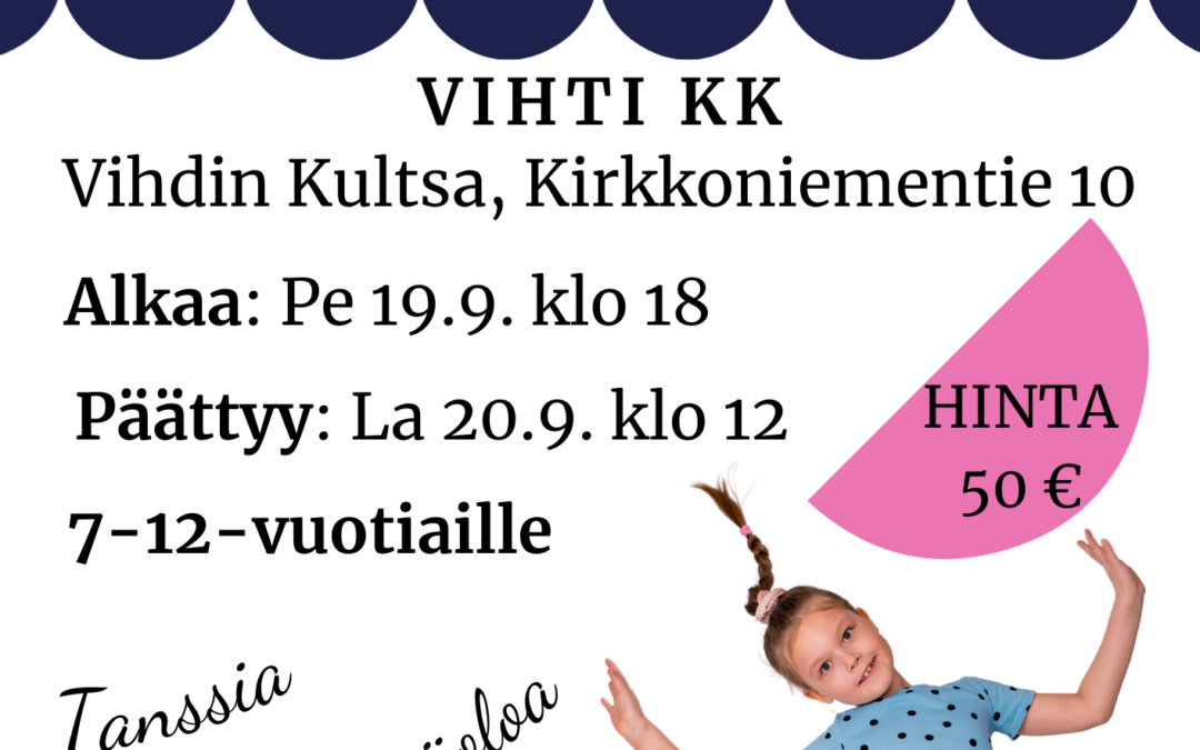 19.-20.9. Tanssikoulun yö!